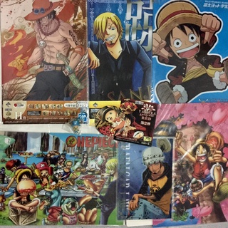 แฟ้มอนิเมะ ขนาดA4’ เข็มกลัด และ สายห้อยโมเดล เรือง วันพีช Anime Onepiece