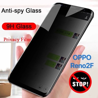 ฟิล์มป้องกันการแอบมอง OPPO Reno2F Tempered Glass Privacy ฟิล์มกระจกนิรภัย เต็มจอ กาวเต็ม ฟิล์มกันกระแทก Oppo Reno 2F