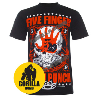 Gorilladumb เสื้อยืดลายวงดนตรี ไฟว์ ฟิงเกอร์ เดธ พันช์ Five Finger Death Punch