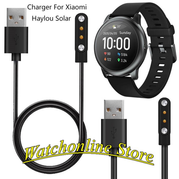 สายชาร์จนาฬิกาทดแทนสําหรับ Xiao mi Haylou Solar ls05