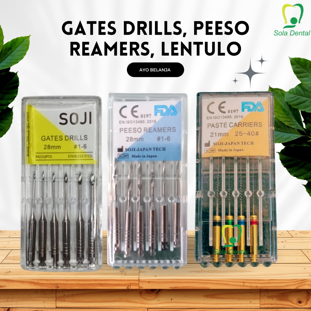 อุปกรณ์ทันตกรรม ดอกสว่าน PEESO REAMERS PASTE CARRIERS