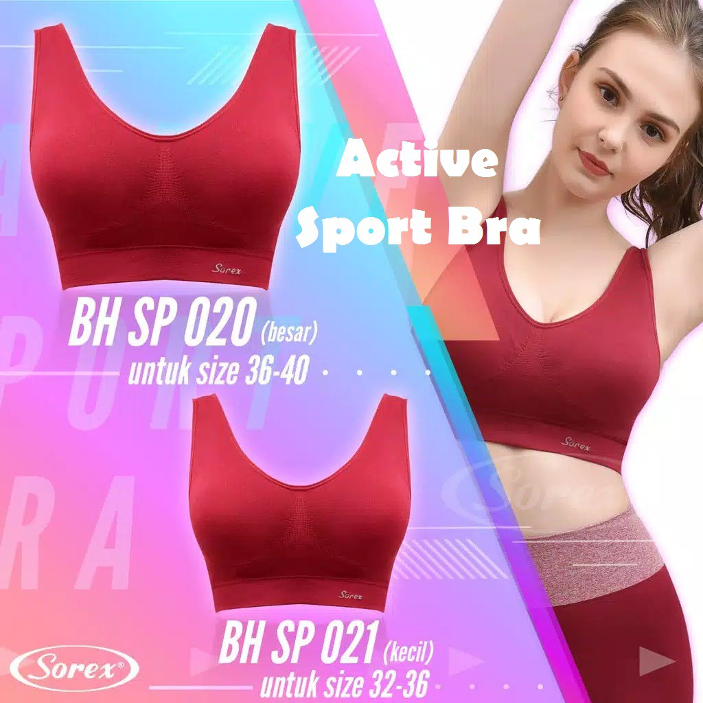Sorex SP 021 & SP 020 Stretch Gym Bra / สปอร์ตบรายืด DM-BH02