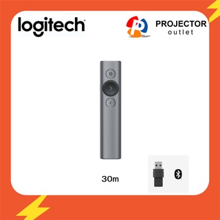 LOGITECH SPOTLIGHT PRESENTATION REMOTE-สีสเลต