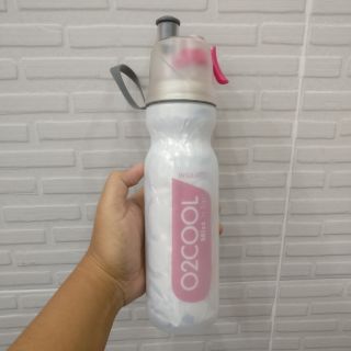 ขวดใส่น้ำดื่ม พร้อม spray O2 COOL 20 oz. ใหม่ ชมพู