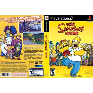 แผ่นเกมส์ PS2 The Simpsons Game   คุณภาพ ส่งไว (DVD)