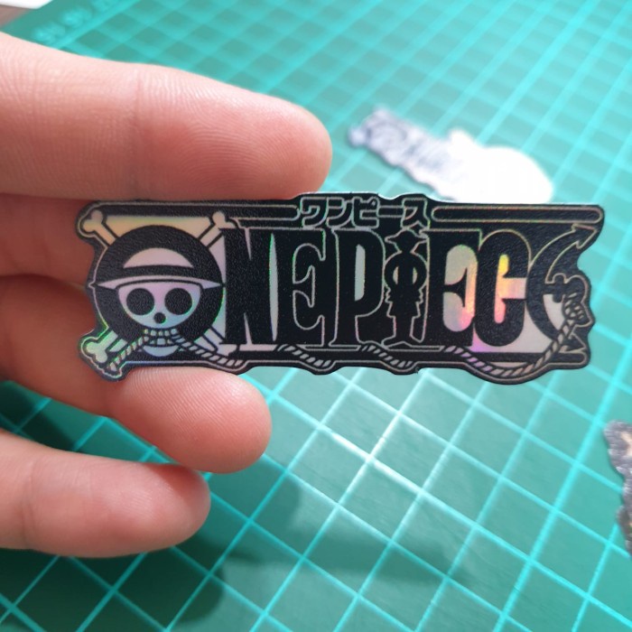 สติกเกอร์โฮโลแกรม ลายการ์ตูนอนิเมะ One Piece PSH1075 BW