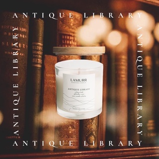 90g ANTIQUE LIBRARY เทียนหอม LAMURR official Scented Candle