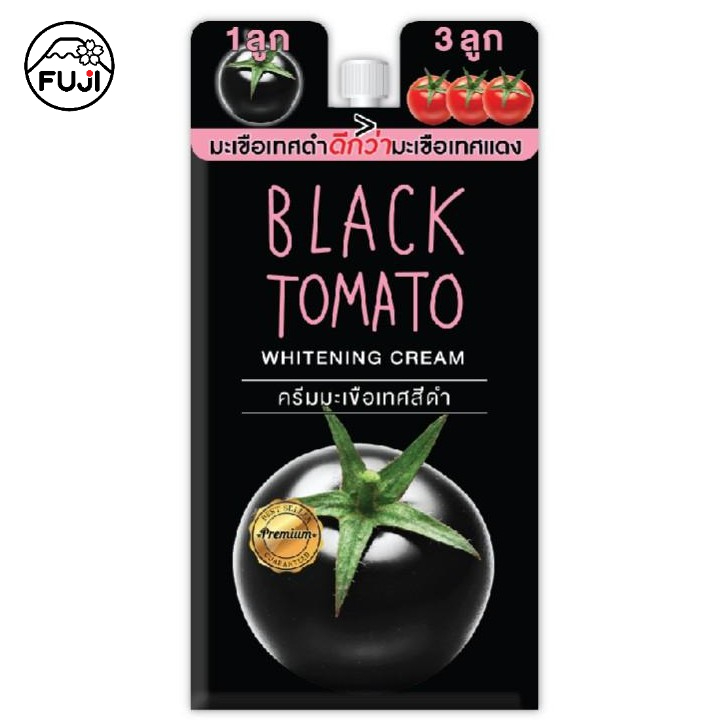 ฟูจิ พรีเมื่ยม แบลค โทเมโท ไวท์เทนนิ่ง ครีม 10 ก. FUJI PREMIUM BLACK TOMATO WHITENING CREAM 10G