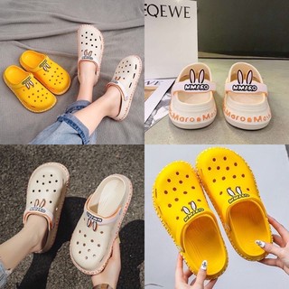 ⚡️พร้อมส่ง⚡️รองเท้าหัวโต หูกระต่าย MashiMaro 🐰