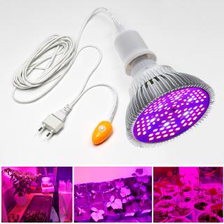 Growth Light 220V Full Spectrum Grow Lamp Bulb  E27 30W 50W 80W LED Phyto Lamp