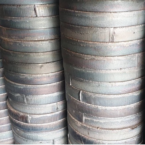 (15mm) เหล็กแผ่นกลม เหล็กกลม เพลทกลม หนา 15 มม