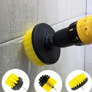 VANA 4/11Pcs เจาะ แปรงทำความสะอาด ชุด Power Scrubber สำหรับทำความสะอาด ห้องอาบน้ำ แปรงทำความสะอาดอ่างอาบน้ำ