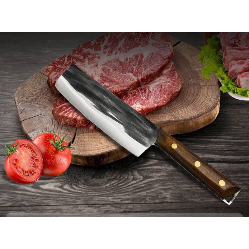 J3 มีดหั่นเนื้อญี่ปุ่น / มีดหั่นผักญี่ปุ่น / มีดหั่นด้ามทรง8เหลี่ยม / フラット包丁 - รูปที่ 2