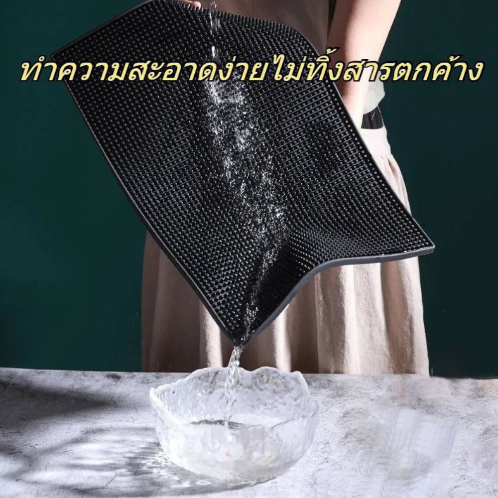 แผ่นเสื่อดูดซับน้ํา ขนาดใหญ่ แบบแห้งเร็ว สําหรับวางจานกาแฟ เสื่อโต๊ะบาร์, เสื่อโต๊ะกาแฟ - รูปที่ 5