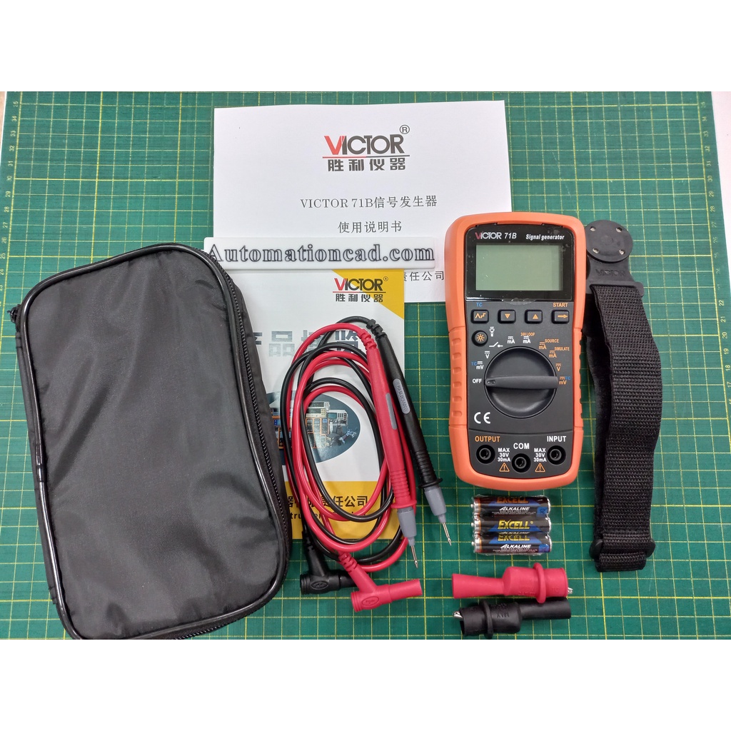 VICTOR VC71B มิเตอร์/สร้างสัญญาณ ออกใบกำกับภาษีได้ * Analog 4-20mA 0-10V Signal Simulator Generator