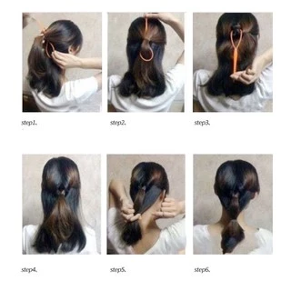 Fashion อุปกรณ์ช่วยเก็บผม เกล้าผมได้ง่าย ทำผม พร้อมส่งจากไทย Q-66
