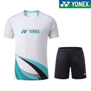 Yonex ใหม่ เสื้อผ้าแบดมินตัน ระบายอากาศ แบบแห้งเร็ว เหมาะกับการเล่นกีฬา เทนนิส สําหรับผู้ชาย และผู้หญิง