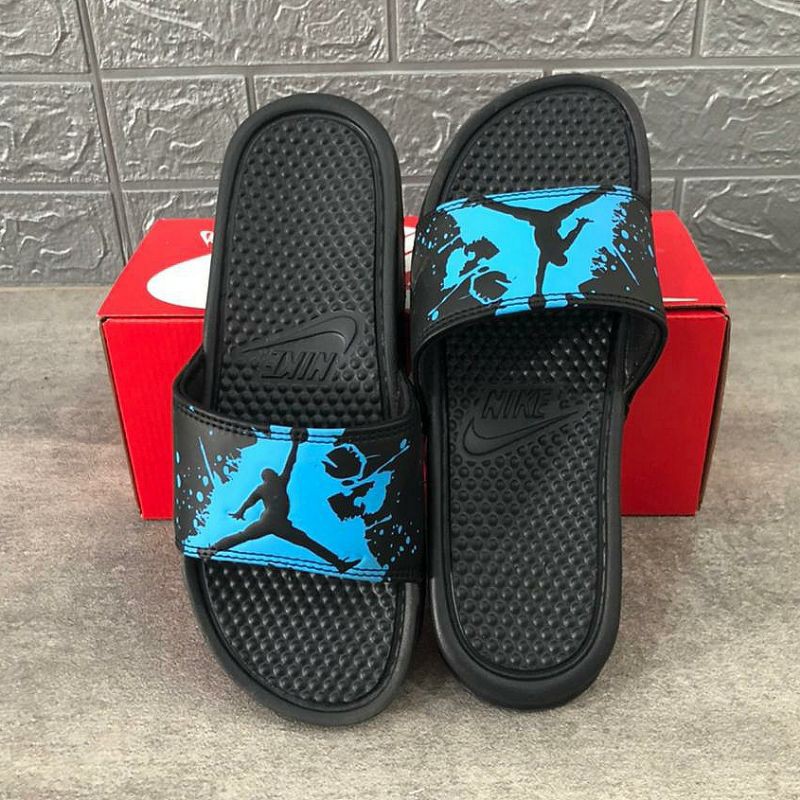 Nike Benassi Jordan Camo Blue Original BNWB