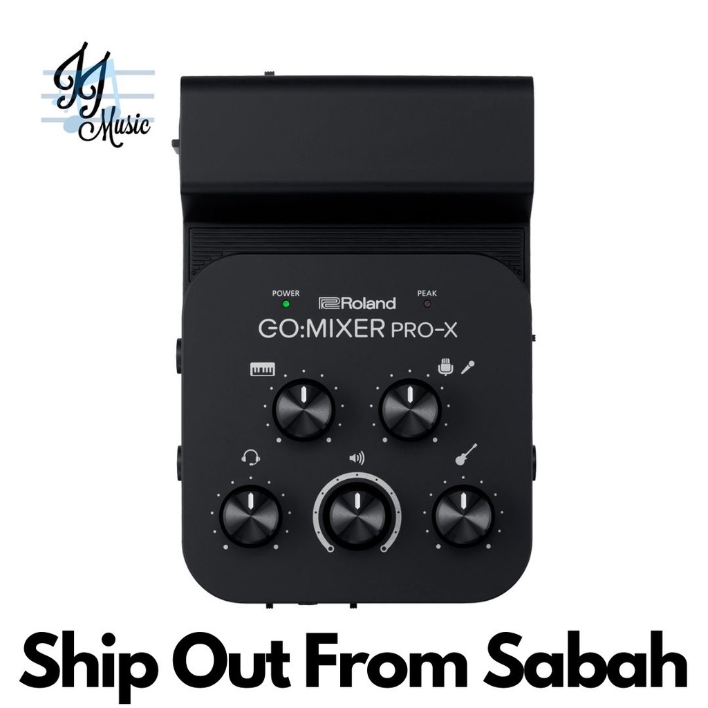 Roland GO:MIXER PRO X เครื่องผสมเสียงสําหรับสมาร์ทโฟน (GO MIXER / GOMIXER)