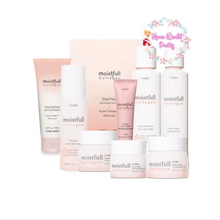 [Sep โค้ด 2JZNDG ลด 75B ขั้นต่ำ 300B วันที่ 1-30 ก.ย.2566] NEW2022!! Etude House Moistfull Collagen รวมสุดยอดซุปเปอร์คอลลาเจนเข้มข้น Foam/Toner/Emulsion/Essence/Eye Cream/Cream/Deep Essence