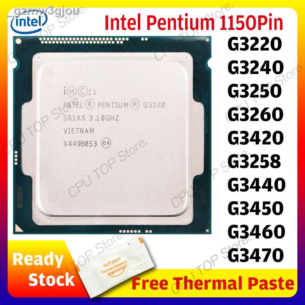 ▬️Intel Pentium G3220 G3240 G3250 G3260 G3420 G3258 G3440 G3450 G3460 G3470 Dual-Core CPU Processor LGA 1150 Pin #8