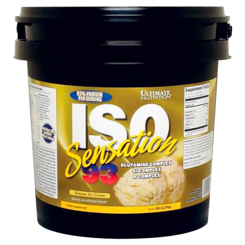 Ultimate Nutrition ISO sensation 93 Whey Protein Isolate 5 Lb เวย์