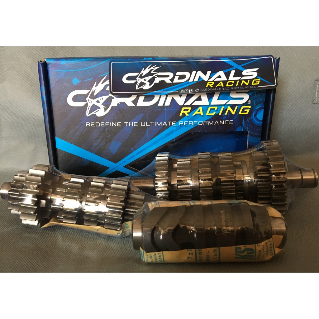 LC5S/Y15ZR/FZ150I 6Speed Racing Gear Box Comp With Shift Cam (Cardinals Racing)