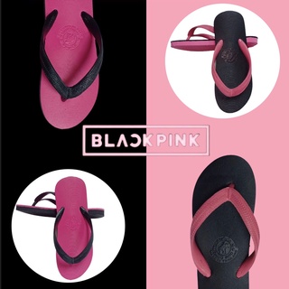 NFshoes ถูกสุด🔥รองเท้าแตะฟองน้ำหูคีบ ทรงช้างดาว Boto/LadyBug สีพิเศษ Blackpink ไซส์ 9-11