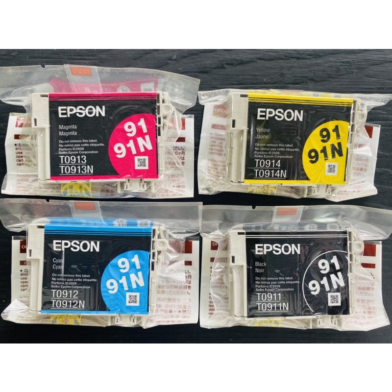 EPSON 91N C,M,Y (Original) ของแท้ no box