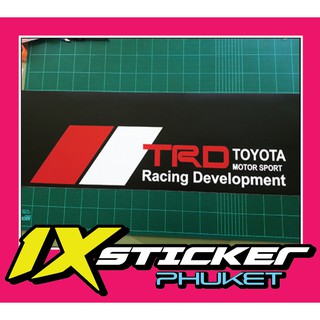 สติ๊กเกอร์คาดกระจกบังแดด Toyota Motor Sport