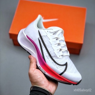 Nike Zoom Pegasus 37 Big Hook Ultralight ตาข่ายระบายอากาศได้สะดวกสบายรองเท้าผ้าใบฟิตเนสรองเท้าวิ่ง