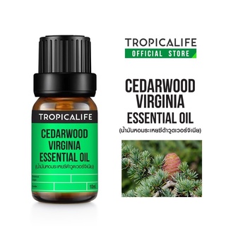 น้ำมันหอมระเหยซีด้าวูดเวอร์จิเนีย CEDARWOOD VIRGINIA ESSENTIAL OIL ปริมาณ10 ml