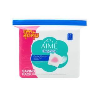 Aime Premium Facial Cotton 130g **Saving Pack รุ่นประหยัดด้วยปริมาณ 130กรัม ประมาณ 220 แผ่น