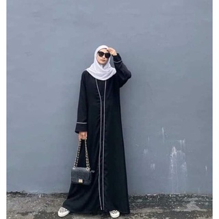 ใหม่ พิเศษ abaya Gamis Htm Saudi แฟชั่น มุสลิม อาหรับ Syari Zephy Antem Umrah Dubay List Dannis สินค้าขายดี โดย safryna ขายส่ง abaya