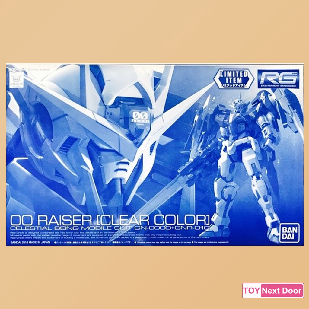 [Bandai Limited] RG 1/144 : OO Raiser [Clear Color] (00 raiser)