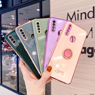 เคส oppo A31 2020 เคสโทรศัพท์ซิลิโคน Case OPPO A31 ที่เรียบง่ายและมีสไตล์พร้อมขาตั้ง