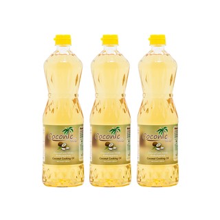 น้ำมันมะพร้าว สำหรับทำกับข้าว ขนาด 1000 ml. (จำนวน 3 ขวด)