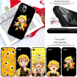 Fl99 เคสโทรศัพท์มือถือแบบนิ่ม ลายดาบพิฆาตอสูร Zenitsu สําหรับ iPhone 5 5S 6 6S 7 8 11 Pro Max Plus SE XR