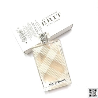 น้ำหอมแท้ BURBERRY BRIT FOR HER EAU DE TOILETTE SPRAY 100 ML TESTER BOX ของใหม่ กล่องเทสเตอร์ ไม่เคยถูกฉีด