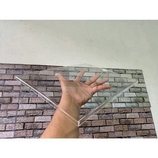(เฉพาะฝาครอบ)ฝาปิดถาดซูชิแข็งแรงแบบดัดขอบ35x26cm ขนาดวัดด้านนอกของถาด