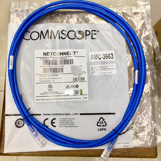 UTP Cable Cat6 10Feet Commscope