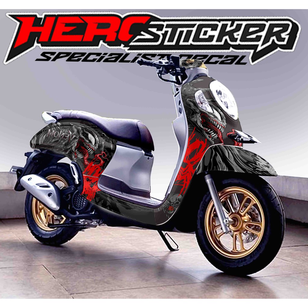 สติ๊กเกอร์ DECAL SCOOPY 2021 VENOM ใหม่ FULL BODY