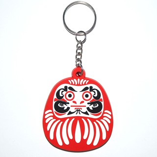 พวงกุญแจยาง Daruma ดารุมะ japan ญี่ปุ่น