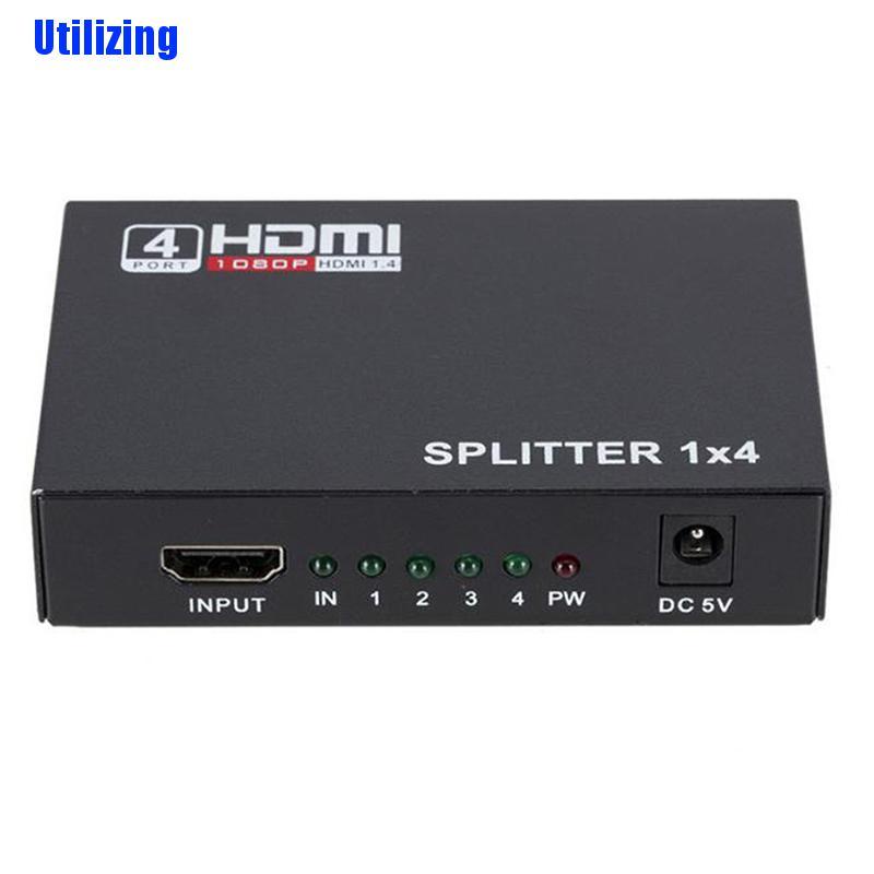 [Utilizing] 1X4 Full Hd Hdmi Splitter 4 พอร์ต Hub เครื่องขยายเสียง V1.4 3D 1080P 1 In 4 Out
 #8