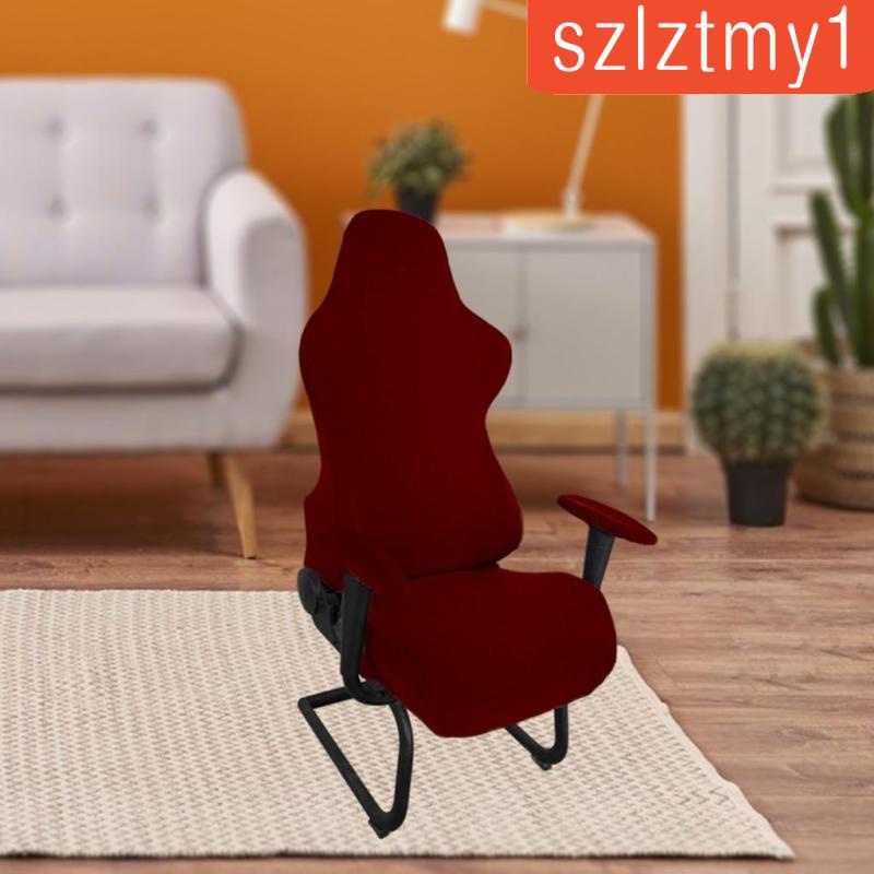 [YYDS] ผ้าคลุมเก้าอี้เกมมิ่ง แบบนิ่ม หมุนได้ สําหรับแข่งรถ