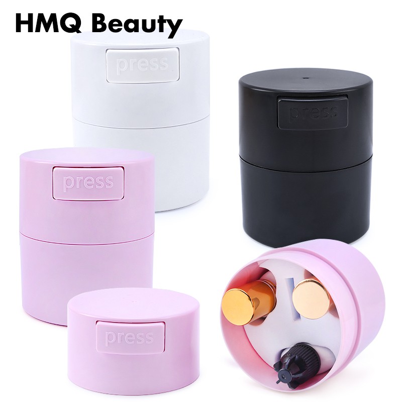 Matte Eyelash กาวถังเก็บคอนเทนเนอร์กาว Stand Car Activated Carbon Sealed Storage Jar Eyelashes Extension Alat solek