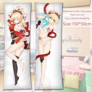 พร้อมส่ง ลดกระหน่ํา ปลอกหมอน ลายอนิเมะ Game genshin Impact dakimakura Hug ขนาด 150x50 ซม. ของขวัญ สําหรับตกแต่งบ้าน