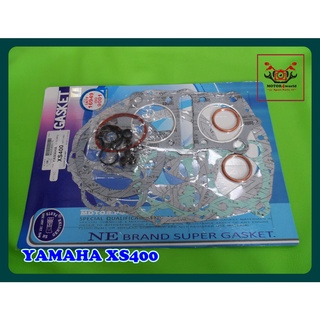 YAMAHA XS400 year 1977-1980 ENGINE GASKET COMPLETE SET "ISO 9001" // ปะเก็นเครื่อง XS400 ชุดใหญ่ สินค้าคุณภาพดี