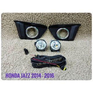 ไฟตัดหมอกแจ๊ส​ สปอร์ตไลท์​ jazz gk​ 2014​ 2015​ 2016​  foglamp​ honda​ jazz sportlight  jazz HONDA JAZZ GK 2014 ทรงห้าง