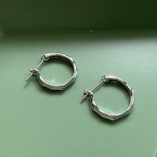 abstract hoop earrings